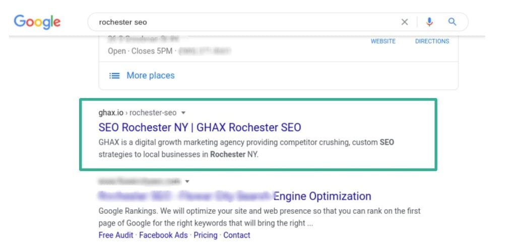 number 1 rochester seo agency